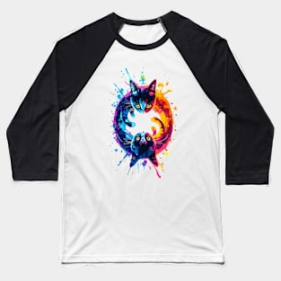 2 cats playing Baseball T-Shirt